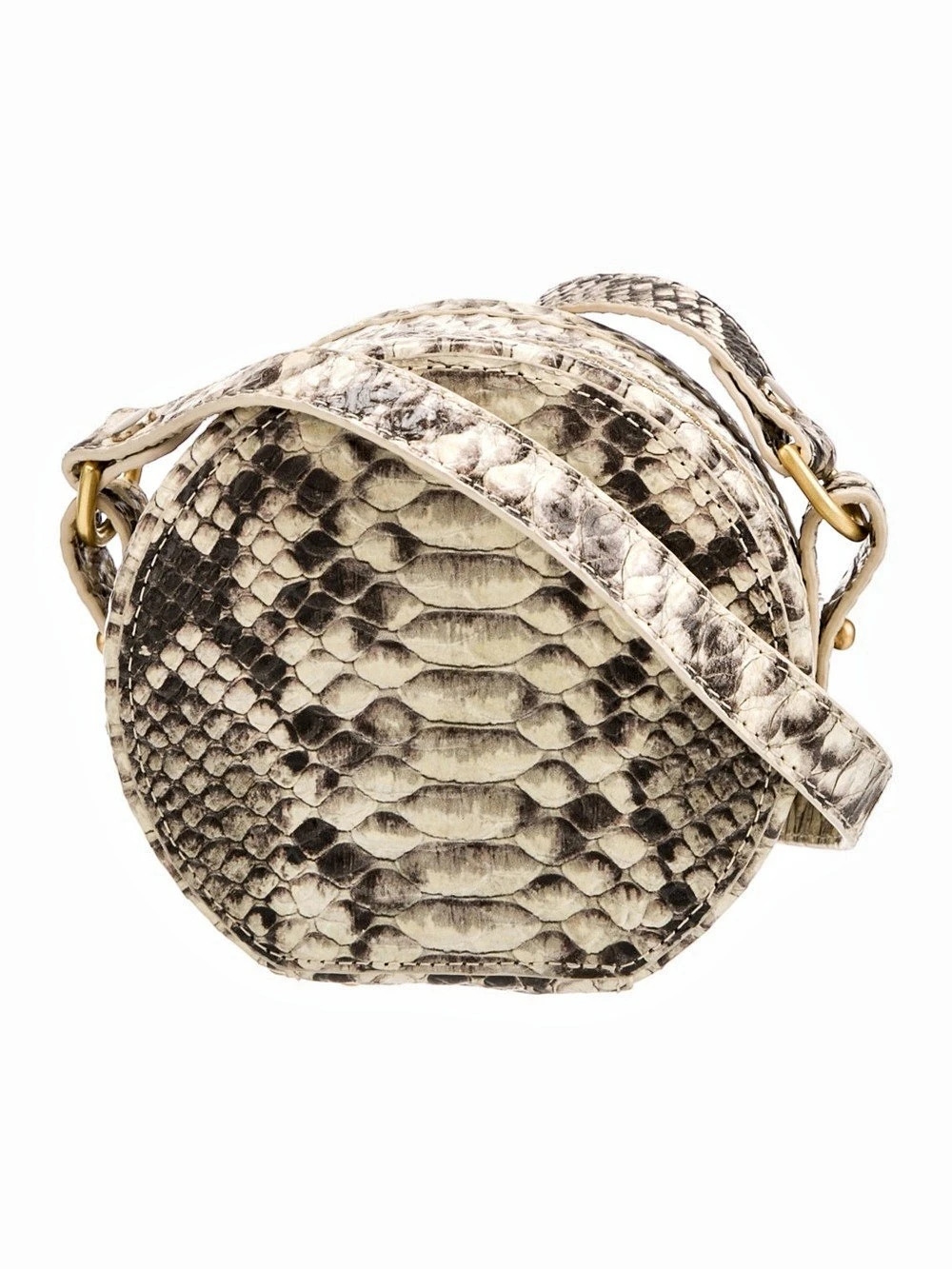 Zimmermann Snakeskin Round Crossbody Bag
